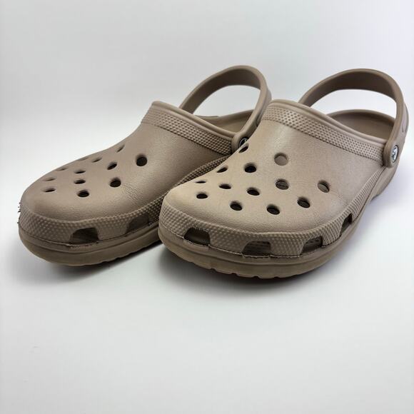 CROCS Classic Brown Clogs Size M10 W12 - Picture 10 of 12